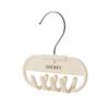 Women Camisole Hanger Wardrobe Organizer Downy Traceless Clothes Hanger Spaghetti Straps Storage Hook Rotatable Belt Bag Holder