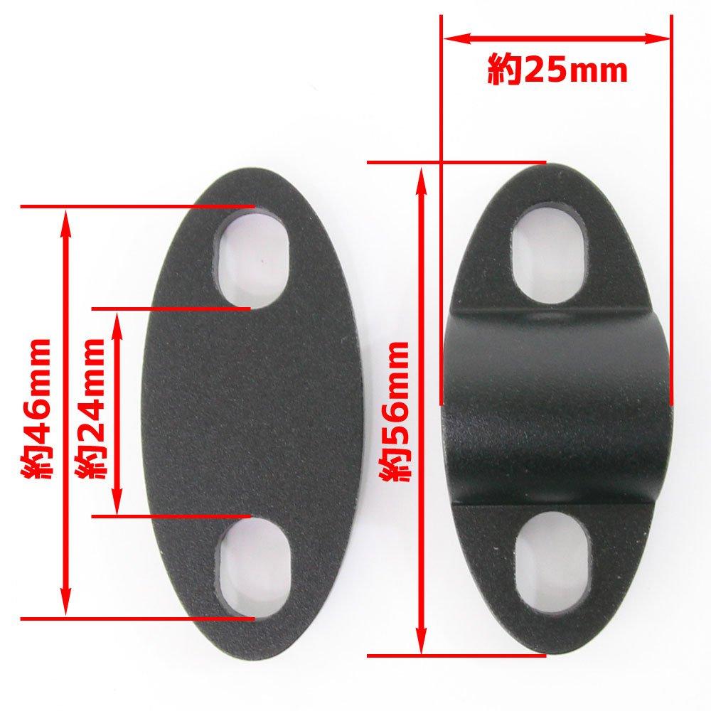 Barrise Adapter Kit for Standard Diameter 22.2mm Steering Wheel 24-39mm Handle Up Spacer Black