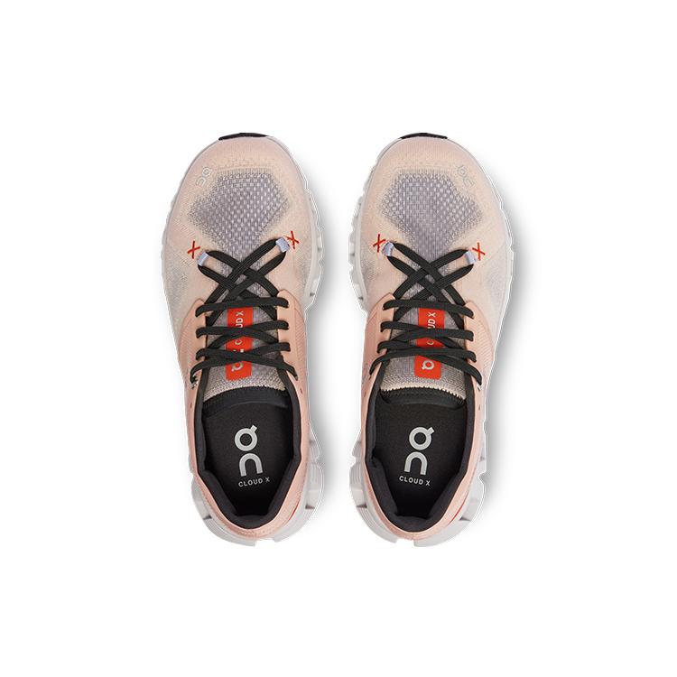 On Running Cloud X 3 Rose Sand Women's 60.98691