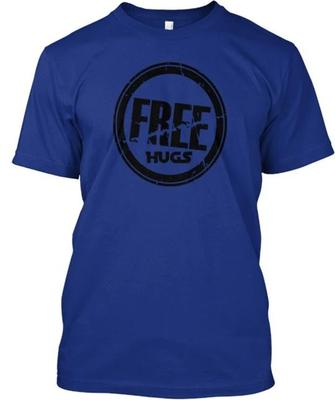 Free Hugs Promote Healthy Living Tee TTshirt Made In the USA Size S To 5XL