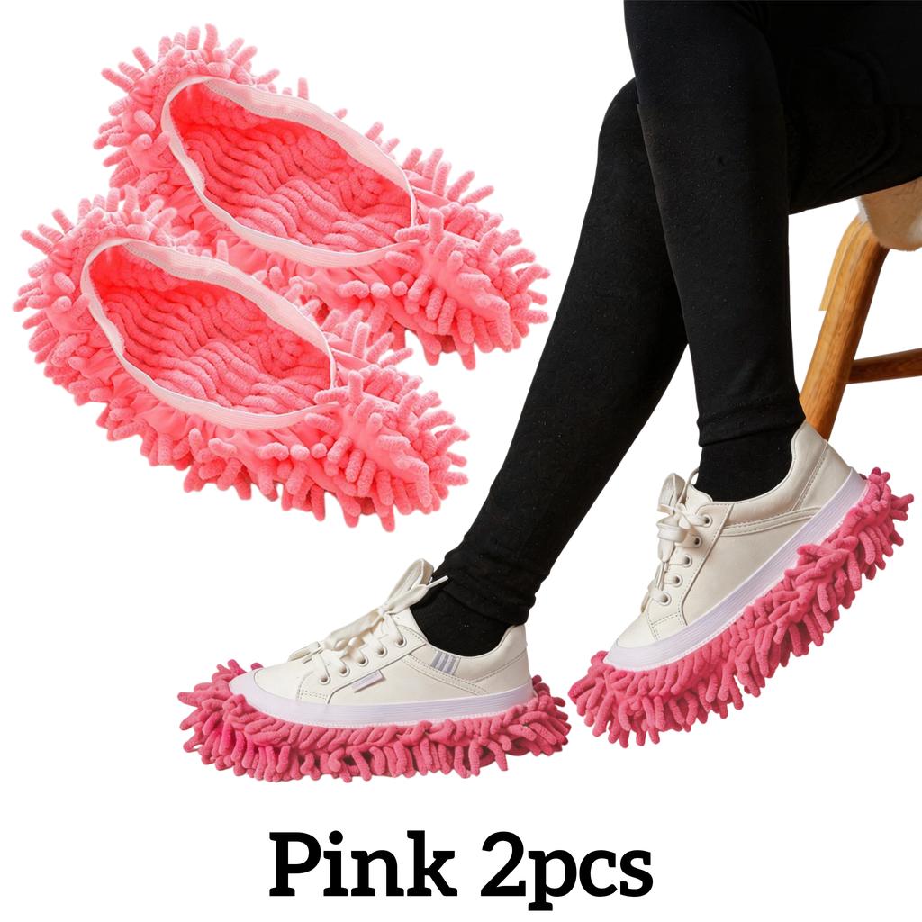 2/10pcs Multifunction Slippers Covers Reusable Lazy Mop Cloths Shoes Foot Dust Protectors for Household Cleaning Tools Mop Heads
