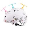 4pcs Sucker Mount Electric Vehicle Helmet Decor Motorcycle Helmet Propeller  Helmet Accessories