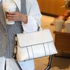 Genuine Leather Women's Handbag Cowhide Crocodile Print Shoulder Bag   Luxury Design Tote Bag Daily Crossbody Bag