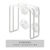 Yamazaki Jitsugyo Suction Cup Cutting Board Stand White Approx. W12 x D6 x H12cm Plate Cutting Board Stand 3499