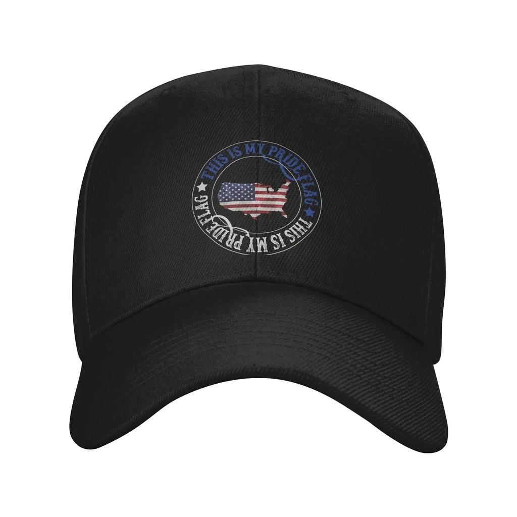Unisex This Is My Pride Flag USA America Th of July Merch Baseball Cap Snapback Hat Retro Formal Headwear Adjustable