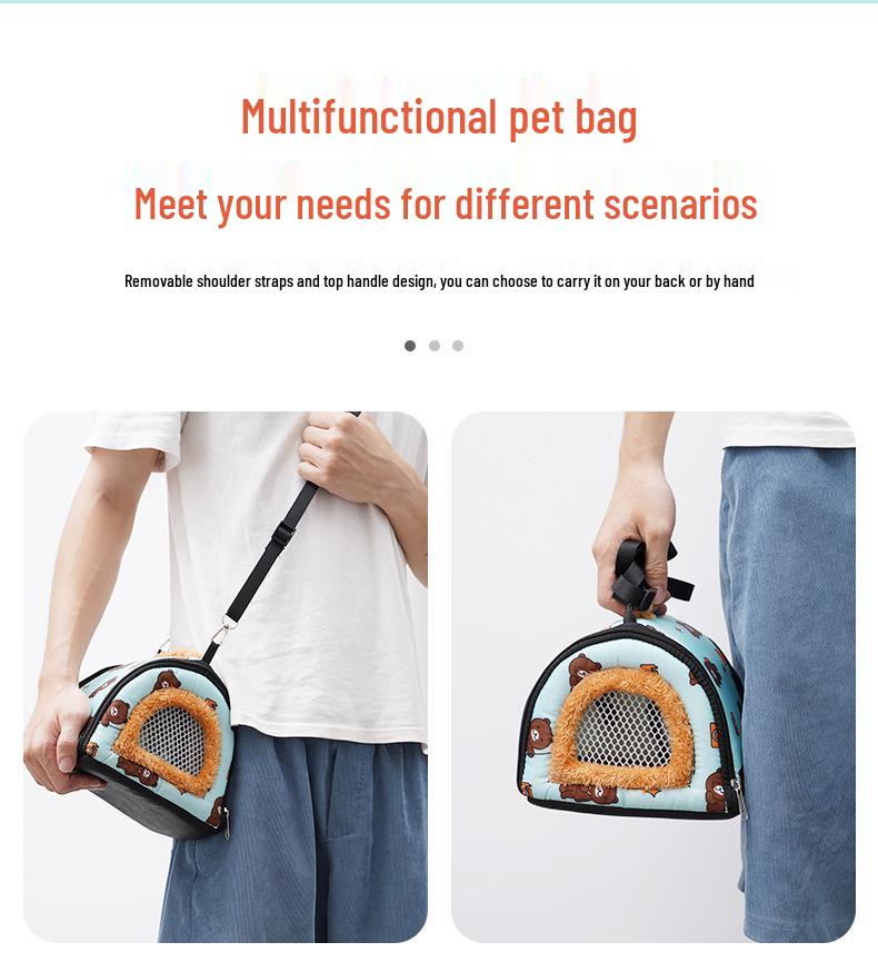 2025 Portable Cotton Nest Bag for Small Pets - Hamster, Glider, Squirrel
