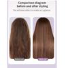New Wireless Rechargeable Hair Straightener Comb, Portable Anti-Damage Hair Care Styling Brush for Home Travel Use