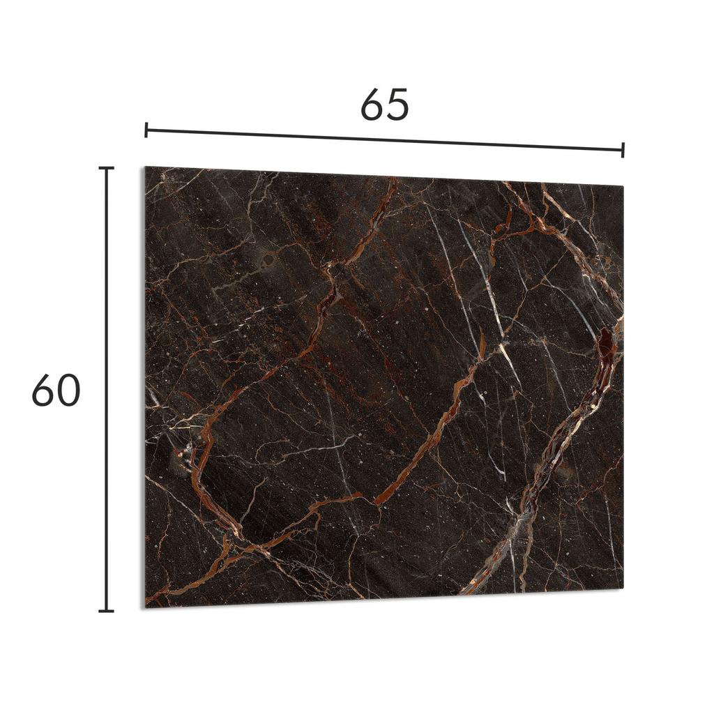PANNELLO IN VETRO PER CUCINA 65x60 Marmo