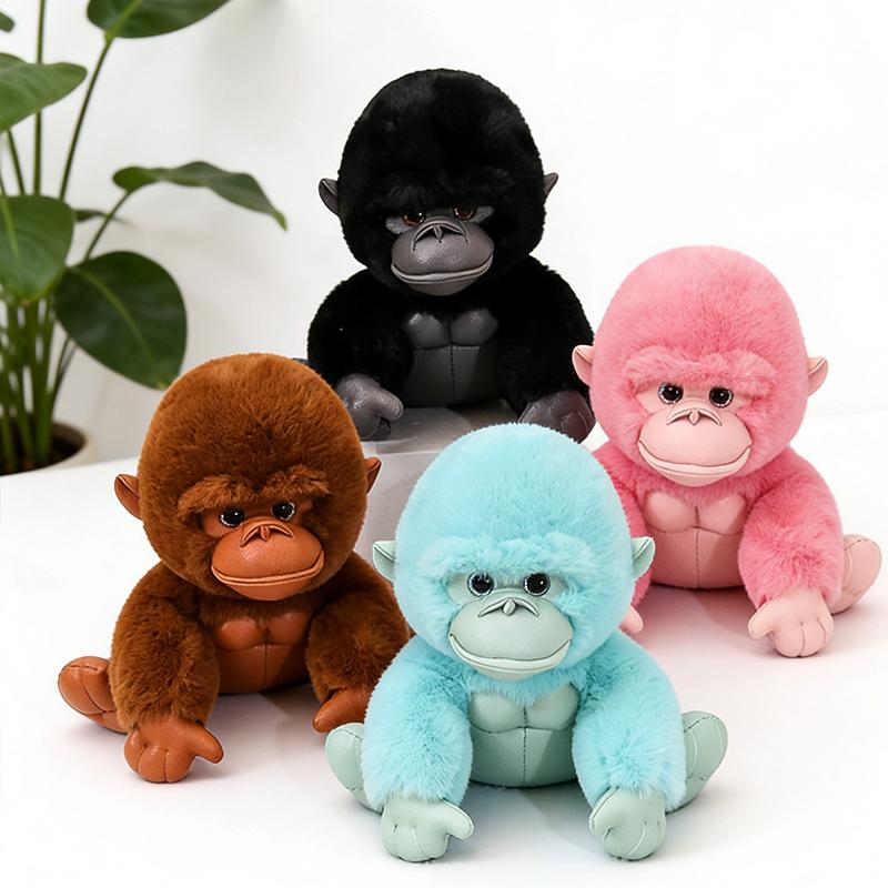 20/30CM Niedliches Kleiner Gorilla Plüschtier Affe Stofftiere Weiches Kissen Puppe Hübsch Sitzend Lustig Heimdekoration Kinder Geschenke
