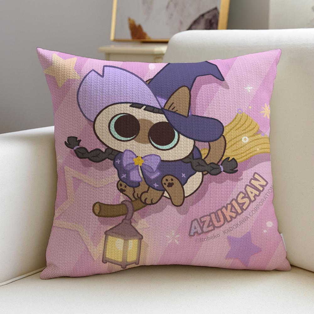 Elegant SSiamese LipuS Cushion Cover Breathable and Skinfriendly Linen Pillowcase Square Removable and Washable Cushion