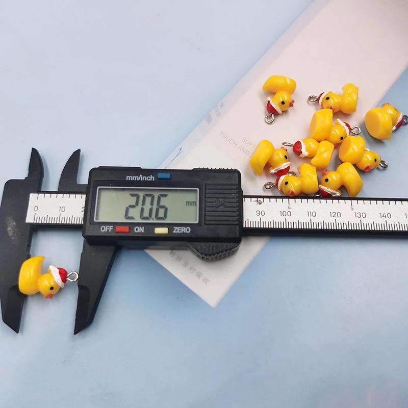 10pcs Hot Selling Christmas Duck Moss Micro Landscape Zakka Mini Resin Handicraft Ornaments DIY Cake Accessories