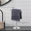 Space-Saving Vertical Towel Rack for Bathroom or Kitchen Countertop Storage