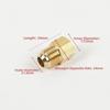 Brass Fitting Brass Copper Tube Adapter Female-Male 1/4" 3/8" 1/2" 3/4" Brass Pipe Fitting Reducer Joint