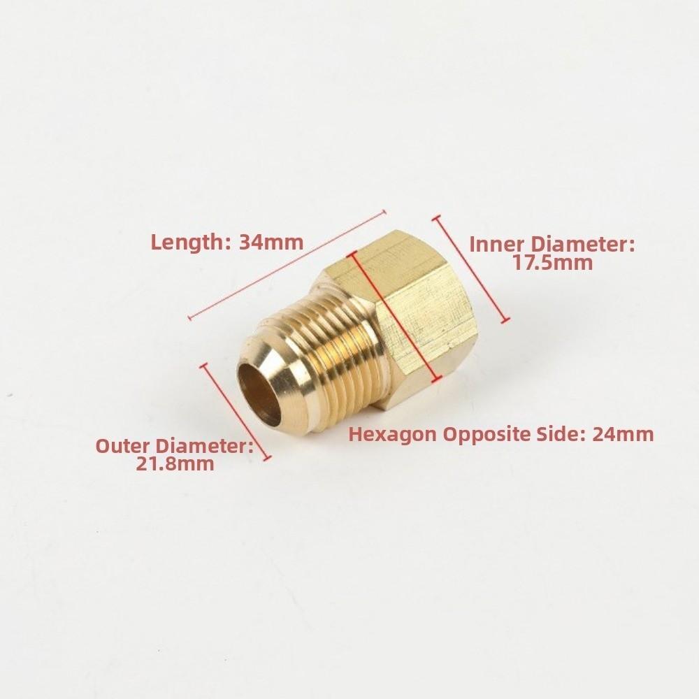 Brass Fitting Brass Copper Tube Adapter Female-Male 1/4" 3/8" 1/2" 3/4" Brass Pipe Fitting Reducer Joint