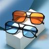 Fashion Ins Style Square Aviation Sunglasses Uv400 Protection Big Frame Shades Retro 70 Sun Glasses For Women & Men