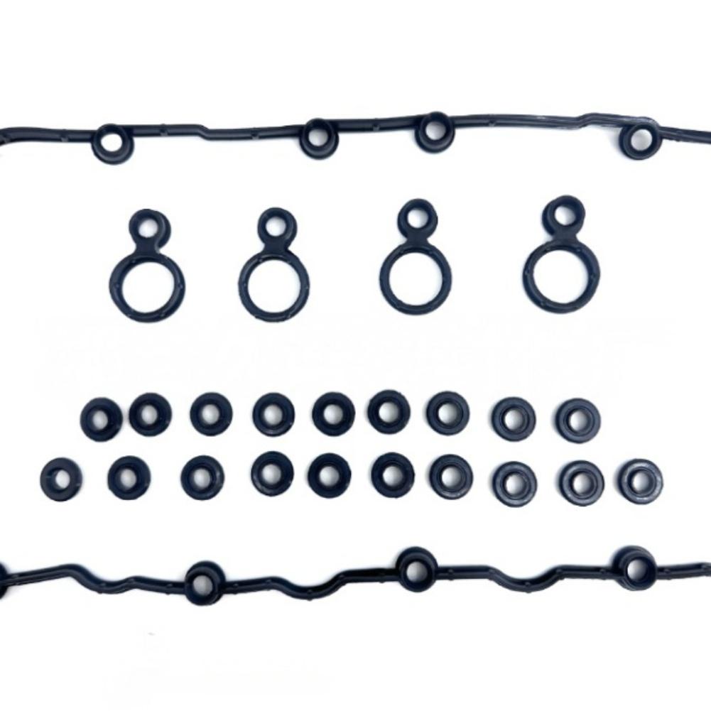 Black Plastic Part Number VS50906R 5047439AB 5047440AC Engine Valve Cover Gasket Set For Jeep For Cherokee For Dodge Accessories