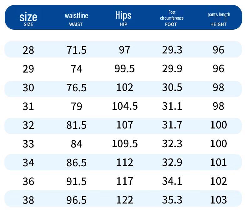 Jeanswest Men's American Retro Straight-Leg Outdoor Casual Denim Pants