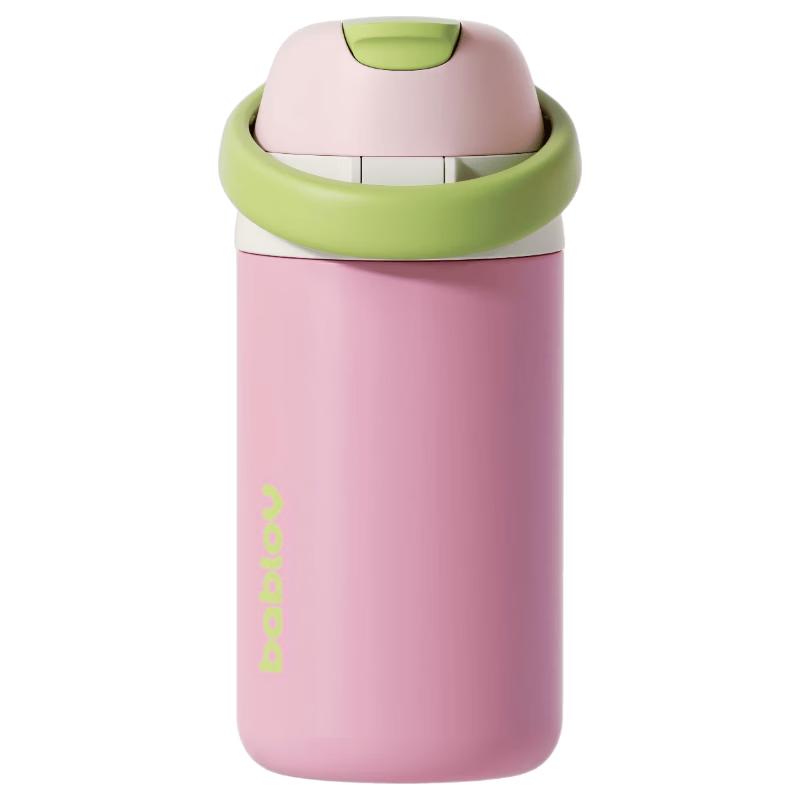 BabloV Flower Forest Kids Insulated Straw Water Bottle