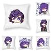 A-Asahina Mafuyu Chibi Pillow Case 3D Print Polyester Fiber 40*40 Cm Home Sofa Throw Pillow Cover Decoration Festival Gift
