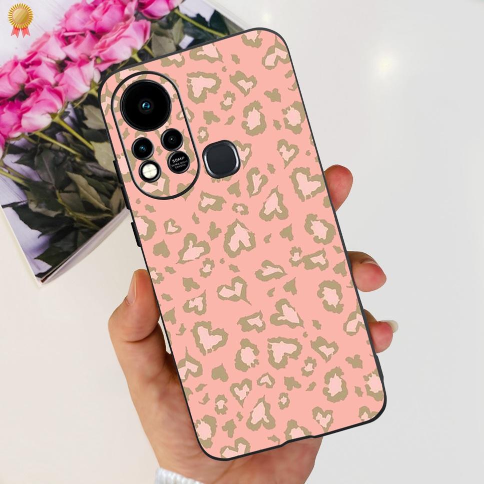 For Infinix Hot 11s Case Back Cover Clear Cute Cat Black Soft Silicone Coque For Infinix Hot11S Hot 11S Phone Case Bumper Fudna