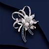 Flower Crown Pearl Brooch, High-end Women's Exquisite Flower Brooch Design Sense, Niche Luxury Brooch