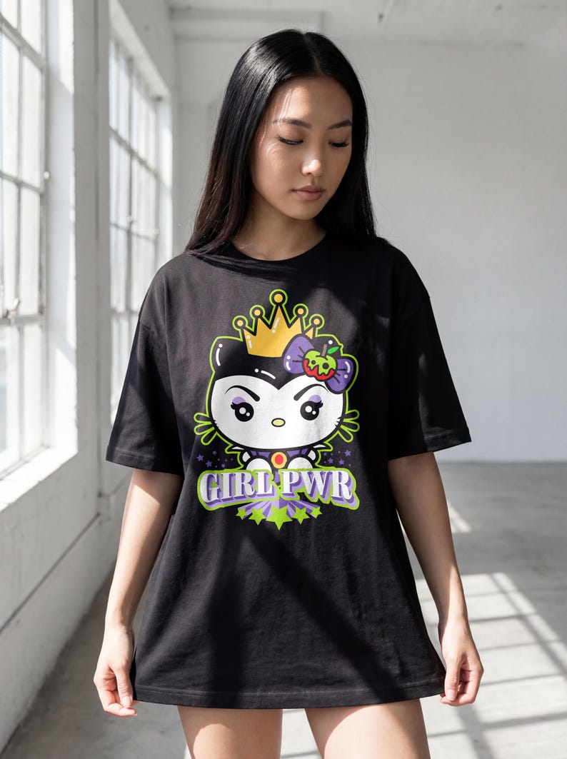 Unisex Cute Cartoon Tee, Kawaii Animal Theme, Pastel Graphic Design, Japan Pop Culture, Gift for Teens, Anime Streetwear, Cotton Top 140