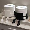 3D Printed Roll Towel Stand Black White Vertical Tissue Holder Toilet Paper Holder  Bathroom Use