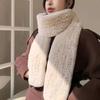 Rex Rabbit Fur Scarf Winter Medium Long fur Scarf Natural Fur Thickened Warm Fur Scarves Neck Warmer Female Real Fur Scarves