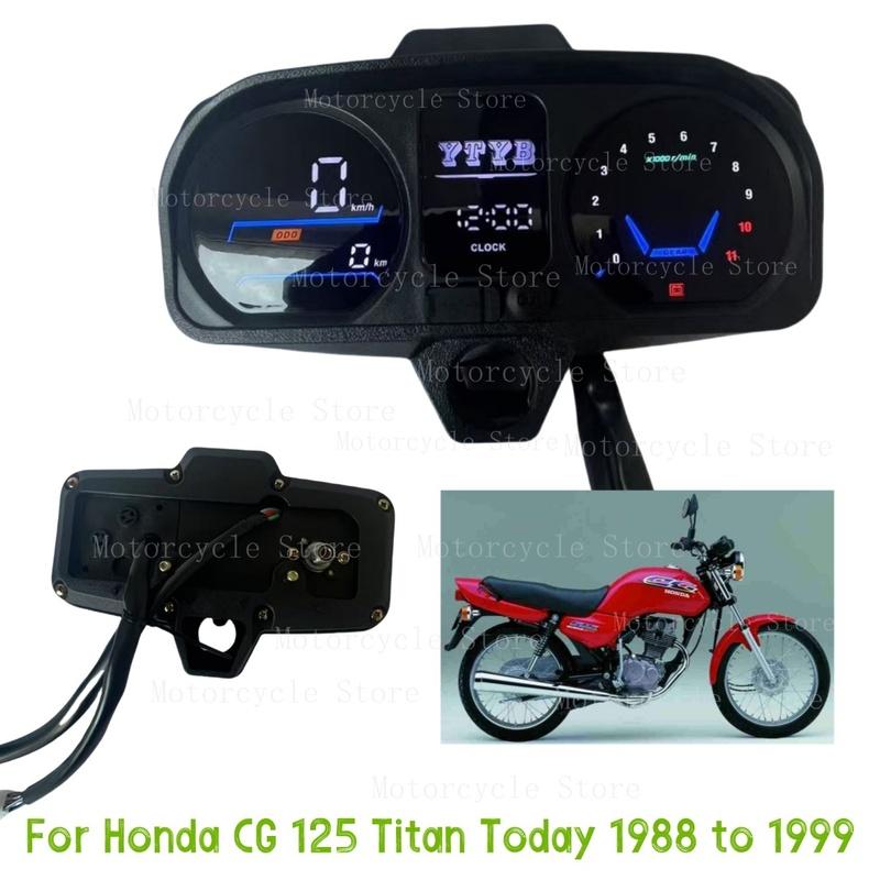 Digital Speedometer For Honda CG Today Titan 125 1988-1999 LED Meter Instruments Tachometer