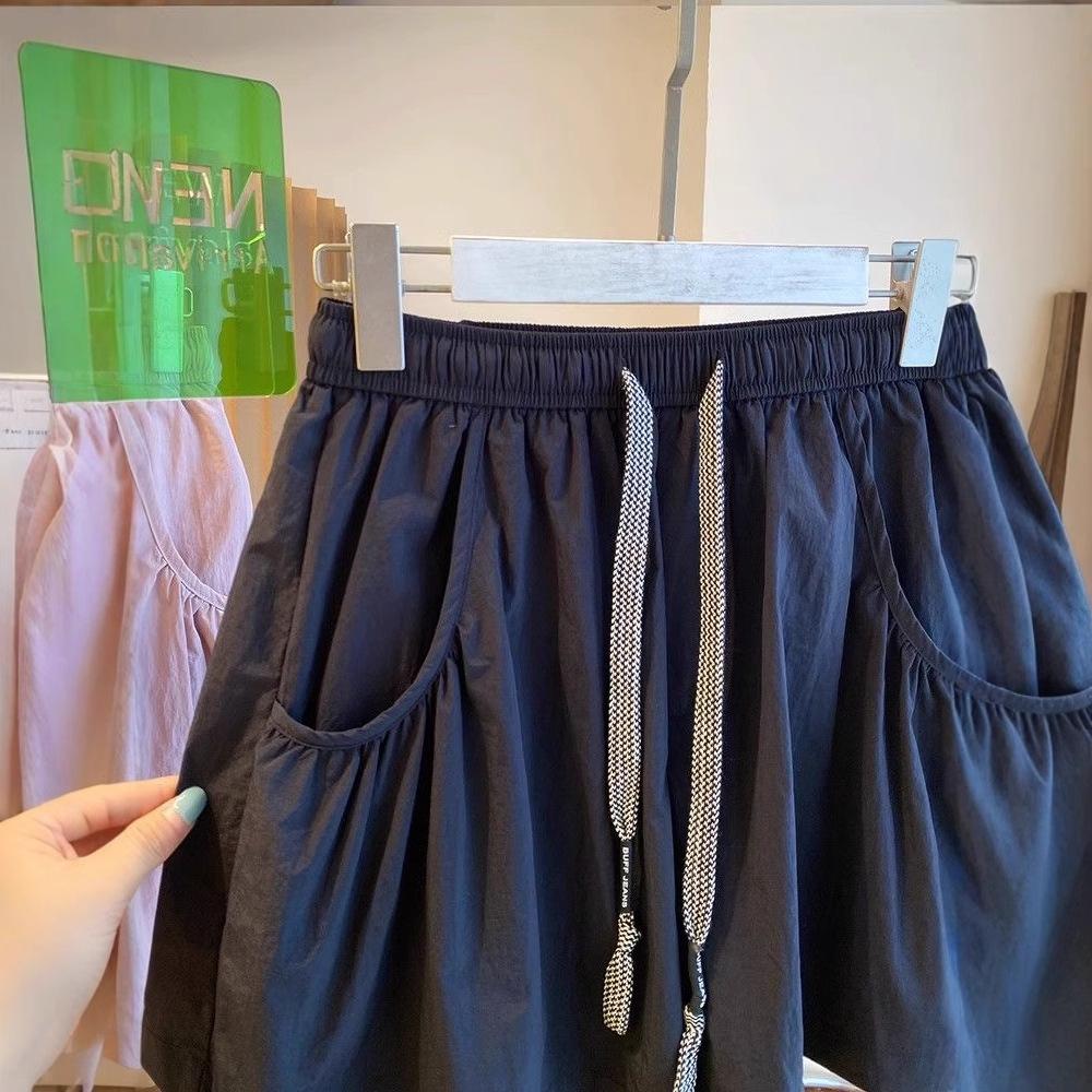 Women's Elastic Waist Casual Summer Shorts Women's Pocket Women's Shorts