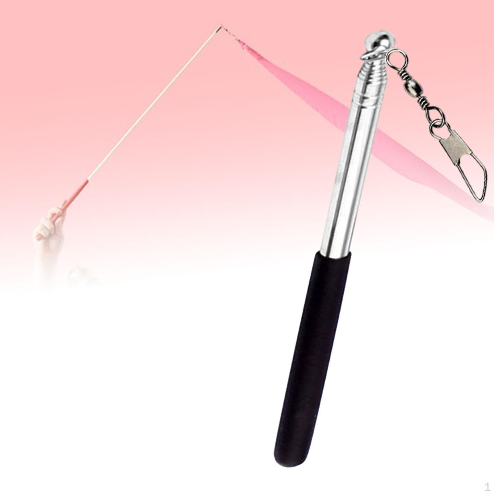 

Флагшток регулируемой длины для экскурсоводов, переносной ручной флагшток из нержавеющей стали чёрный