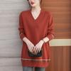 Sweater for Women Autumn Winter Thickened Pullover Sweater Warm Knitted Sweater Long Sleeve Short Slim-fit Tight Jumper Large Size Sweater Tops
