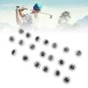 20pcs Club Distance Markers Ball Position Markers Club Yardage Sign ABS for Outdoor Sports White