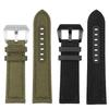Voor Panerai PAM111 441 137 386 heren Horlogeband Nylon Canvas nylon Koeienhuid Horlogeband 20 22 24mm Roestvrijstalen Gesp Accessoires