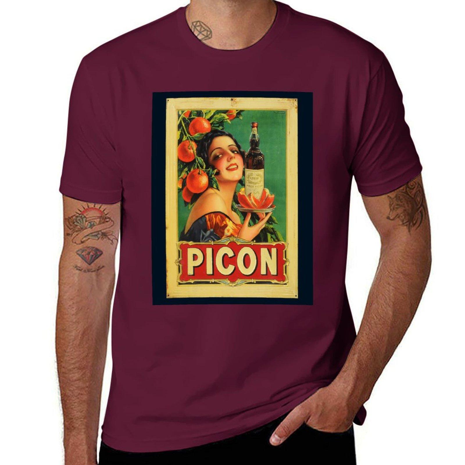 

Picon T-Shirt anime tshirt shirts graphic tees black t-shirts for men L