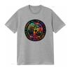 Mens All The People Imagine Living Life In Peace Hippie Tie Dye T Shirt White Small Vintage Washed Slightly Homme Unisex