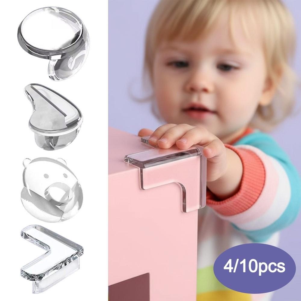 10PCS/4PCS Clear Corner Protectors Silicone Furniture Corner Protectors  Child Baby Safety