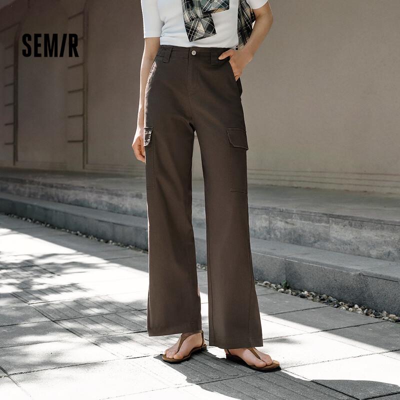 Semir Women's High-Waist Wide-Leg Cargo Pants