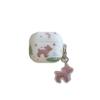 Graffiti Flower Deer Applies AirPods4 Protective Case Apple 2/3 Generation AirPods Pro3 Earphone Cover Female