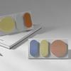 Calendar style sticky notes, polka dot geometric note stickers, office ledger decoration, classification index, sticky notes