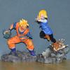 Dragon Ball Gohan VS Android 18 Anime Figure Super Saiyan Son Gohan Figurine Model Collection Desk Decoration For Christmas Gift