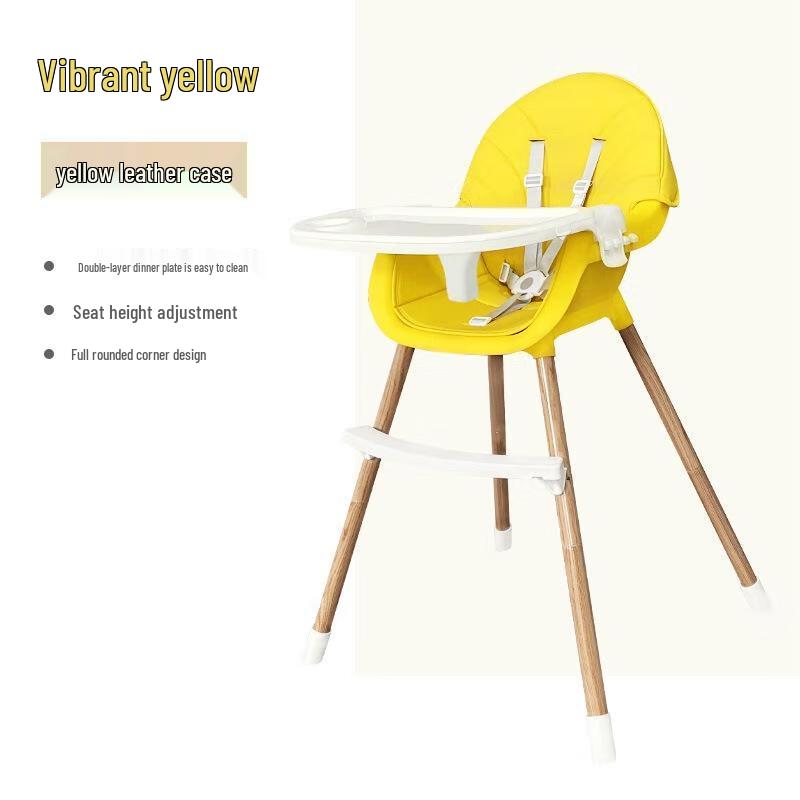 JINGRUIXIANG Luxury Foldable Baby High Chair