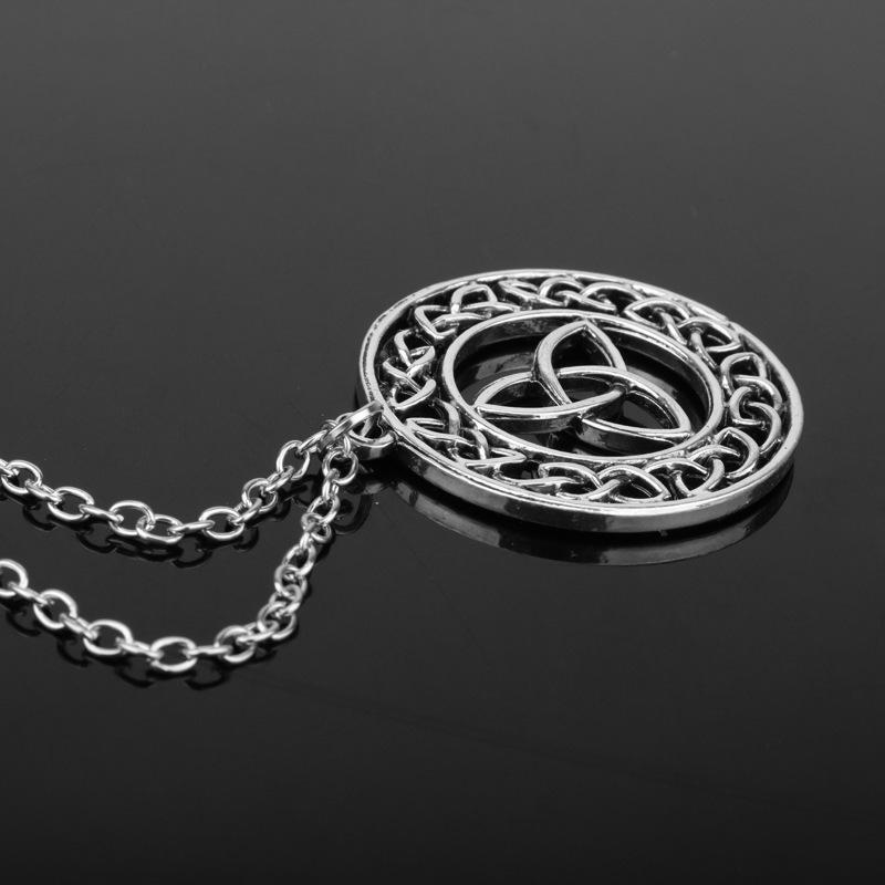 Outlander TV Series Alloy Necklace Pendant with Decorative Symbols