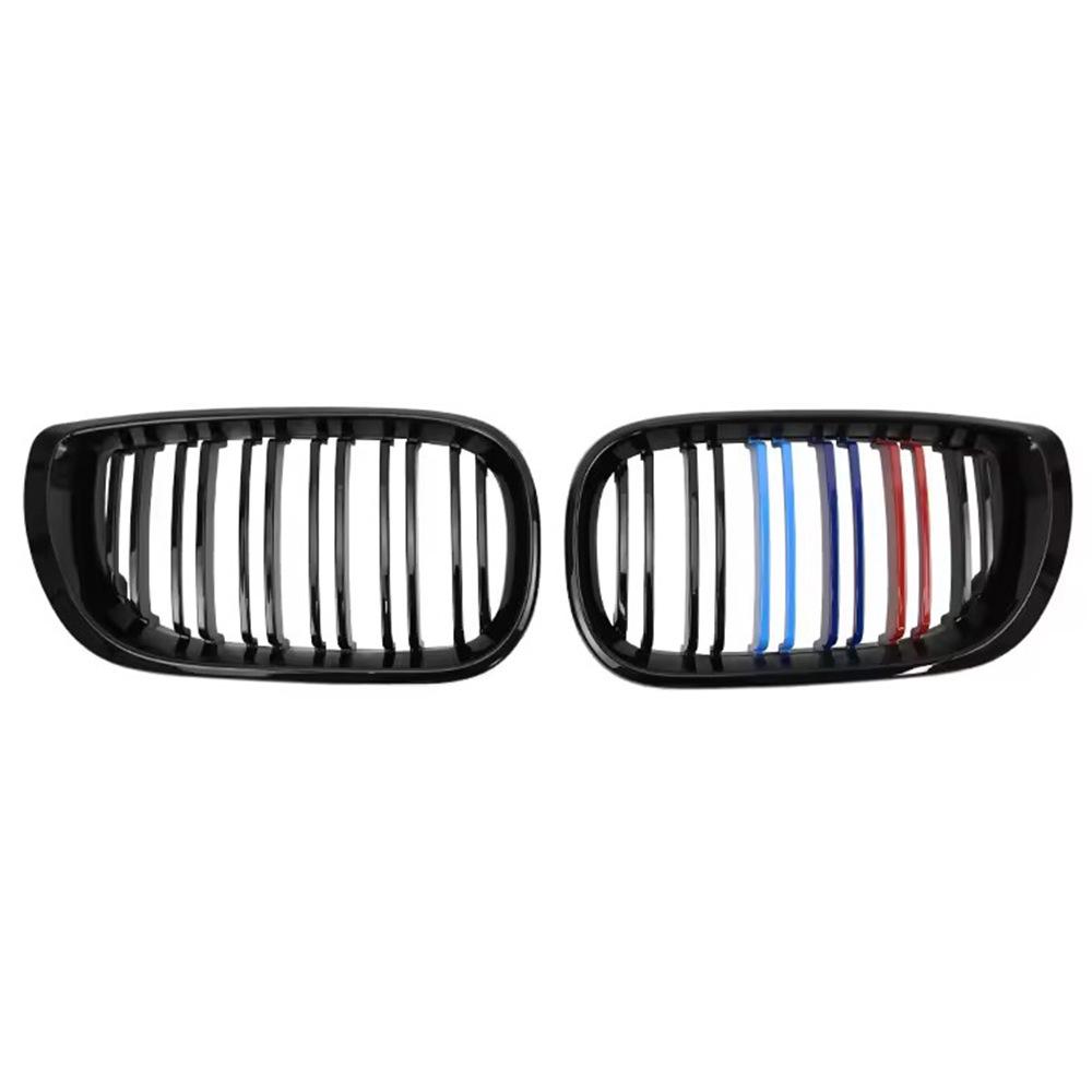 Double Line Tri-Color Grille for BMW E46 3 Series (2002-2004) Sedan