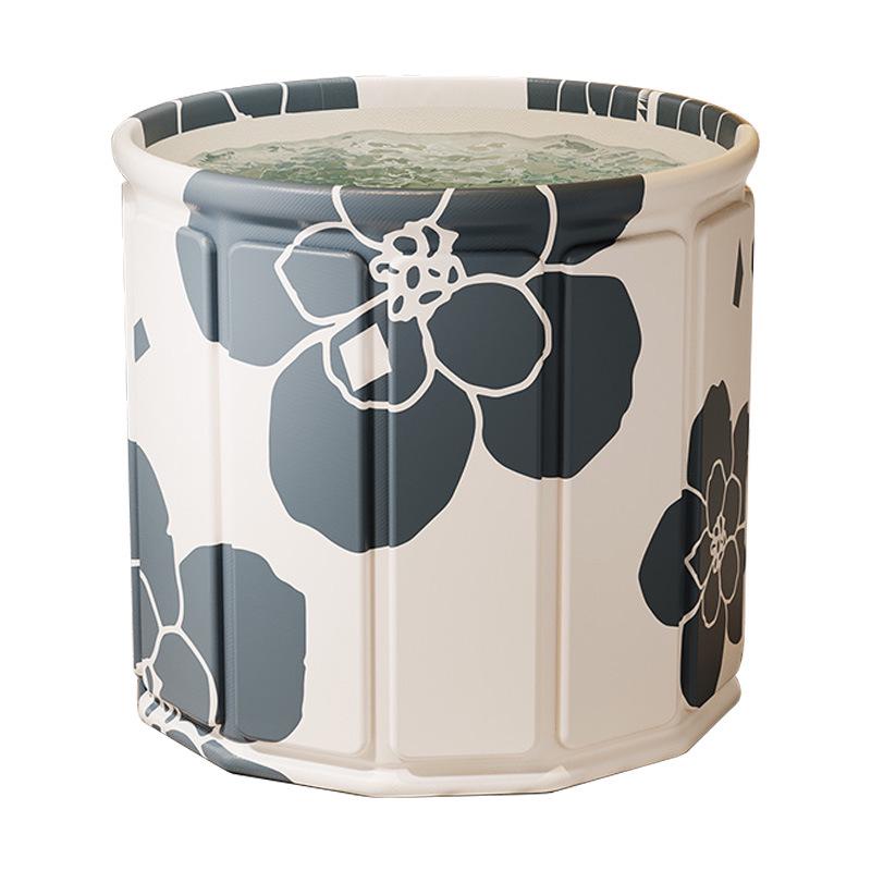 Adult Portable Folding Full Body Soaking Tub - Full Bucket Plus Cotton