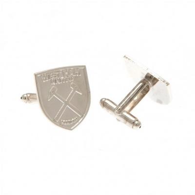 Crest Stainless Steel Round Cufflinks