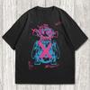Monkey Graffiti Jinx Arcane 100% Cotton T-shirt Mens Tees Top Jinx Arcane Graphic Gif100% Cotton T-shirt Mens Womens Tees Top