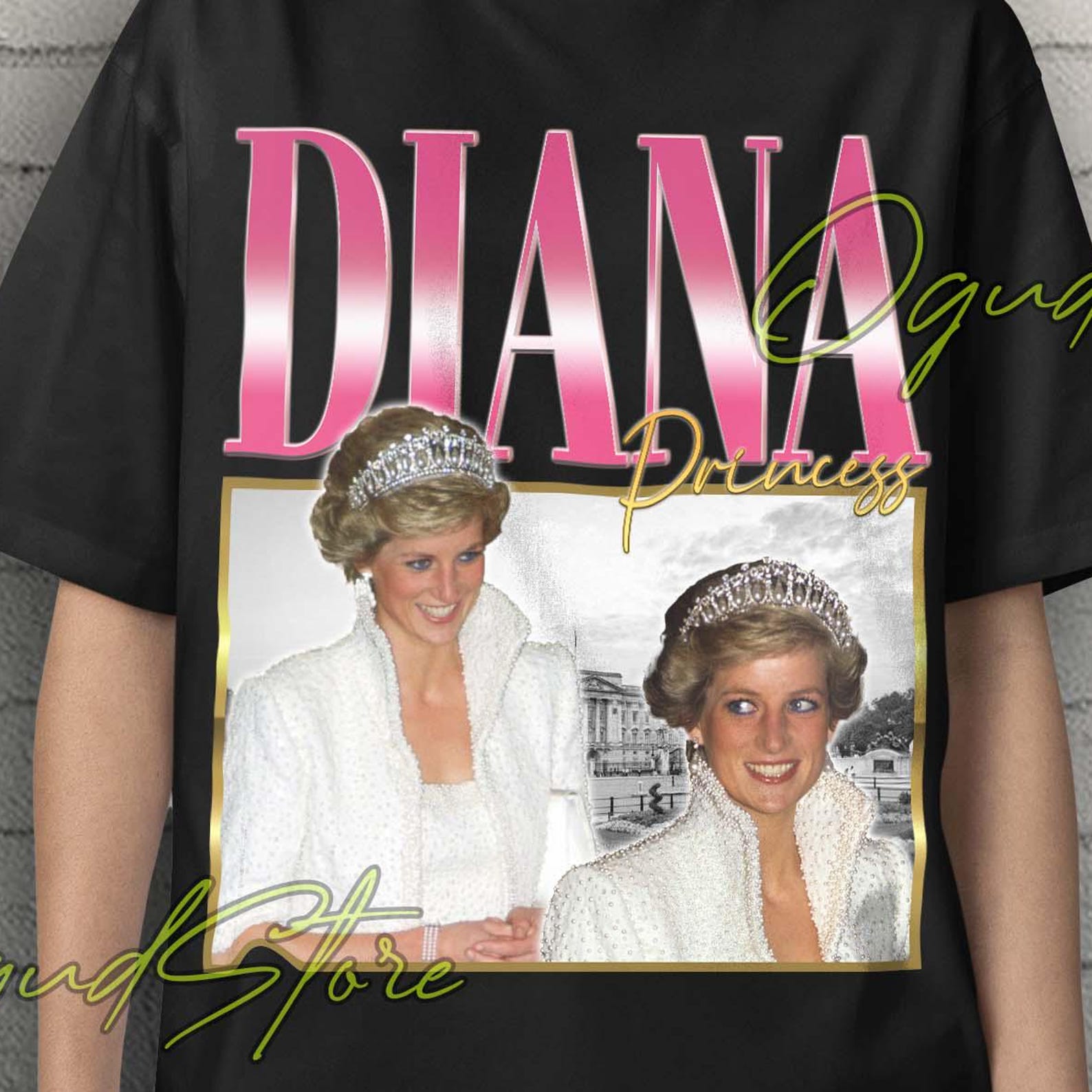 Princess Diana Tees, Princess Diana Shirt, Princess Diana Tshirt, Princess Diana Clothing, Diana Princess of Wales, Princess Diana Poster 3XL