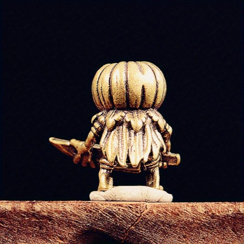 Pumpkin Demon Brass Knife Beads Halloween DIY Woven Lanyard Keychain Pendants Bracelets Charms Jewelry Hangings Accessories