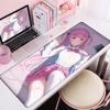 Office Large Speed Mouse Pad HD Printing Rubber Carpet Kawaii Hololive Minato Aqua E-sport Game Computer Keyboard Mats 900x400mm